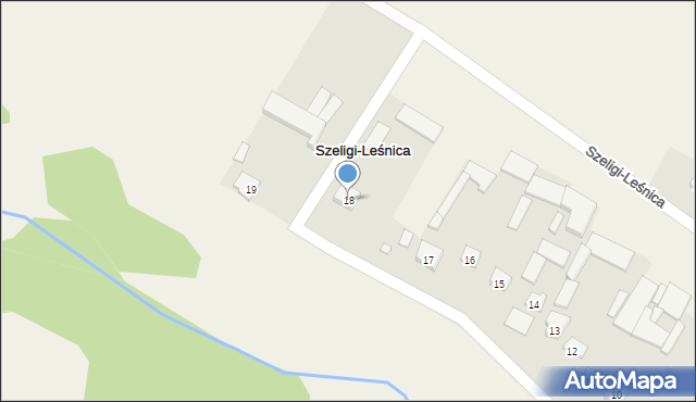 Szeligi-Leśnica, Szeligi-Leśnica, 18, mapa Szeligi-Leśnica