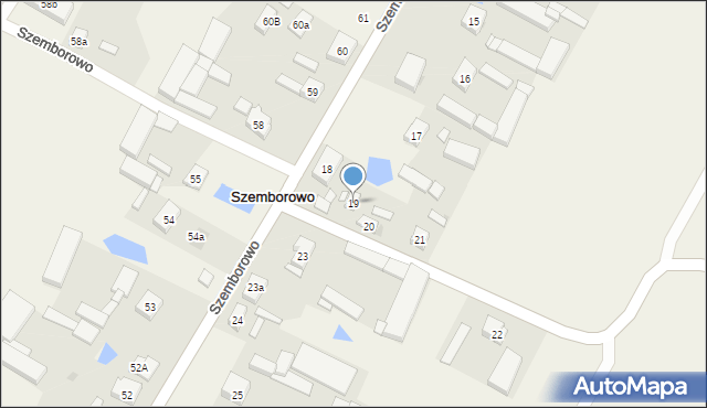 Szemborowo, Szemborowo, 19, mapa Szemborowo