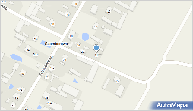 Szemborowo, Szemborowo, 21, mapa Szemborowo