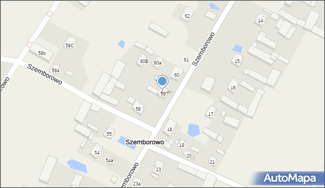 Szemborowo, Szemborowo, 59, mapa Szemborowo
