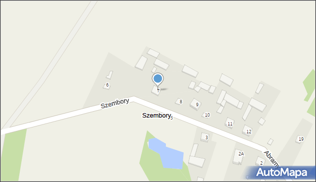 Szembory, Szembory, 7, mapa Szembory