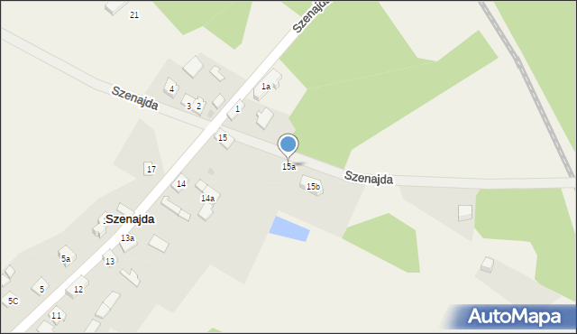 Szenajda, Szenajda, 15a, mapa Szenajda