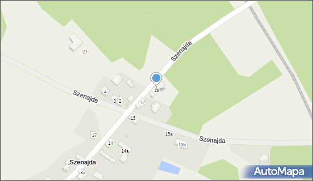 Szenajda, Szenajda, 1a, mapa Szenajda