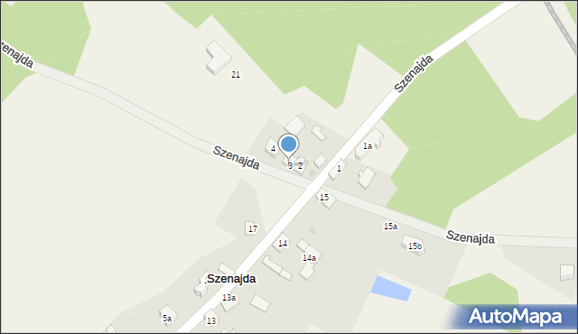 Szenajda, Szenajda, 3, mapa Szenajda