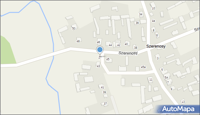 Szerenosy, Szerenosy, 27, mapa Szerenosy