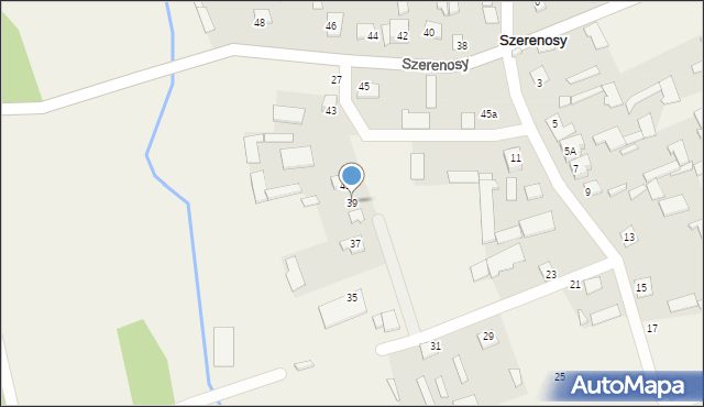 Szerenosy, Szerenosy, 39, mapa Szerenosy