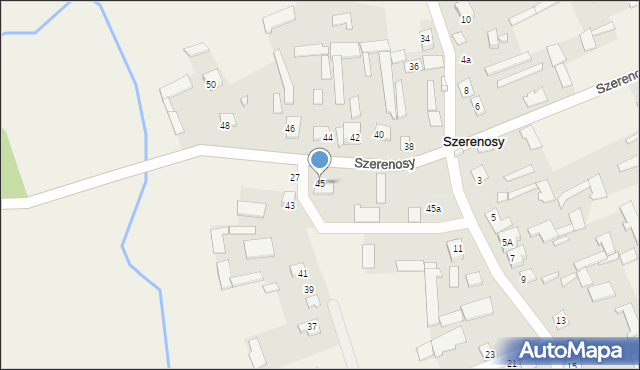 Szerenosy, Szerenosy, 45, mapa Szerenosy