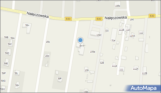 Szerokie, Szerokie, 37, mapa Szerokie