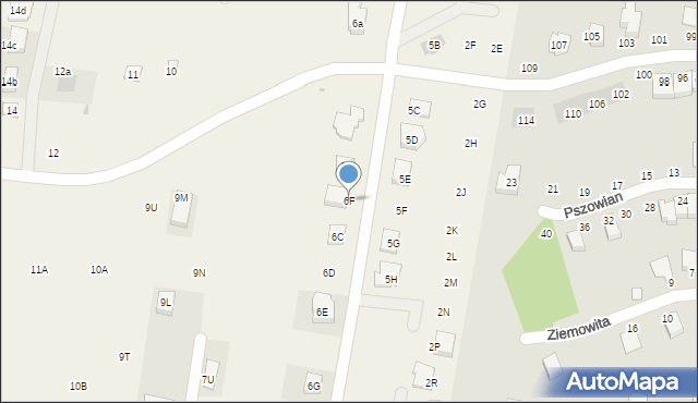 Szerokie, Szerokie, 6F, mapa Szerokie