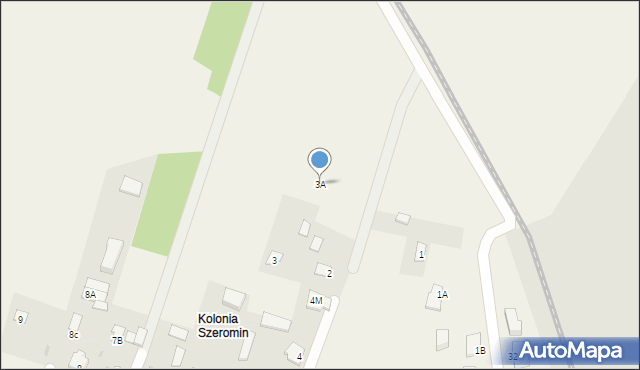 Szeromin, Szeromin, 3A, mapa Szeromin