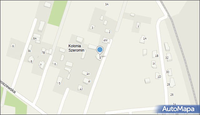 Szeromin, Szeromin, 4, mapa Szeromin