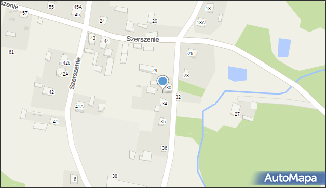 Szerszenie, Szerszenie, 33, mapa Szerszenie