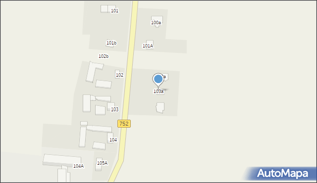 Szerzawy, Szerzawy, 103a, mapa Szerzawy