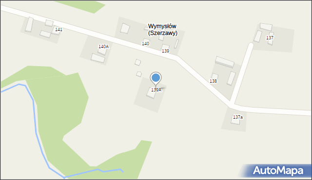 Szerzawy, Szerzawy, 139A, mapa Szerzawy