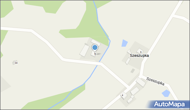 Szeszupka, Szeszupka, 5, mapa Szeszupka