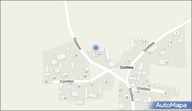 Szetlew, Szetlew, 1, mapa Szetlew