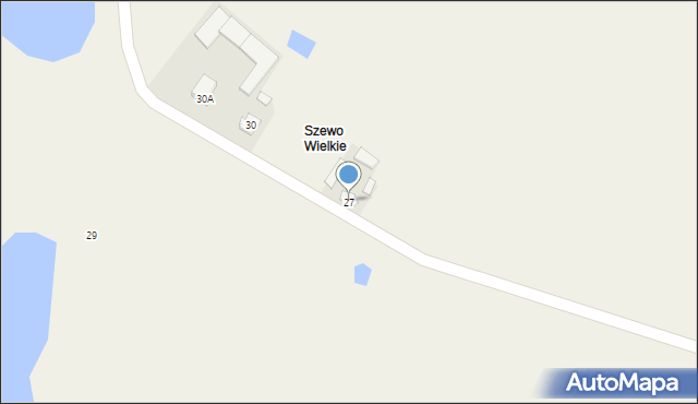 Szewo, Szewo, 27, mapa Szewo