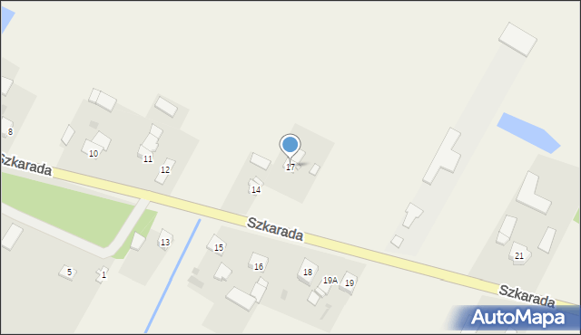 Szkarada, Szkarada, 17, mapa Szkarada