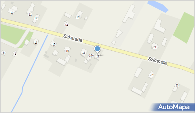 Szkarada, Szkarada, 19, mapa Szkarada