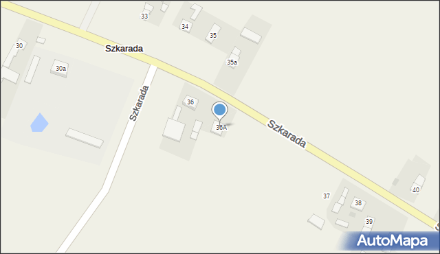 Szkarada, Szkarada, 36A, mapa Szkarada