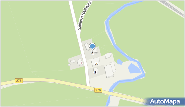 Szklarka Radnicka, Szklarka Radnicka, 2, mapa Szklarka Radnicka