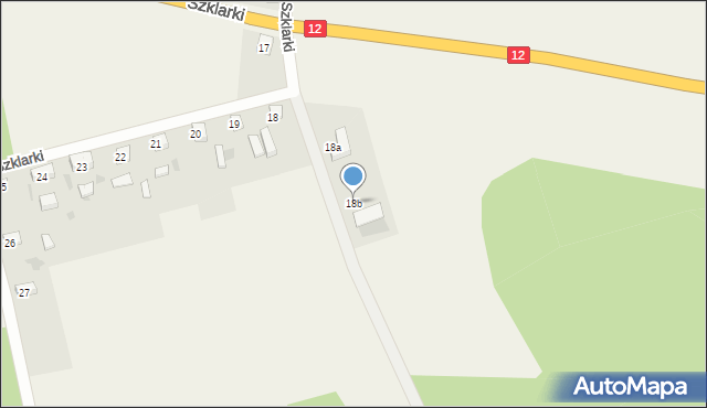 Szklarki, Szklarki, 18b, mapa Szklarki