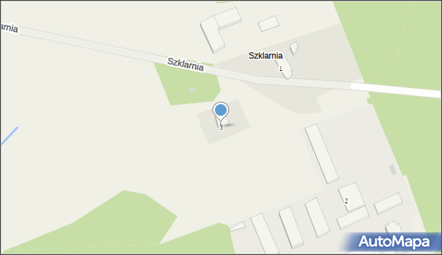 Szklarnia, Szklarnia, 3, mapa Szklarnia