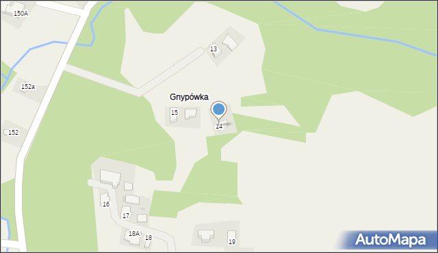 Szkodna, Szkodna, 14, mapa Szkodna