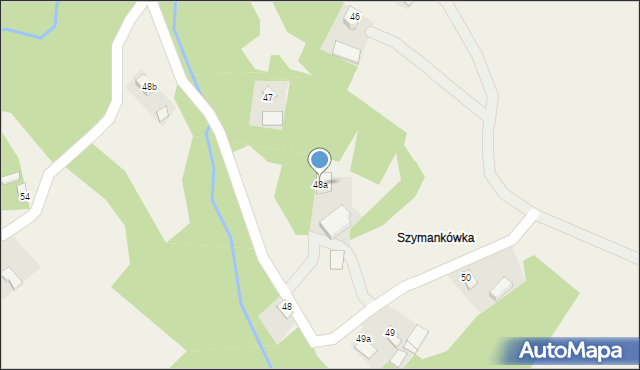 Szkodna, Szkodna, 48a, mapa Szkodna