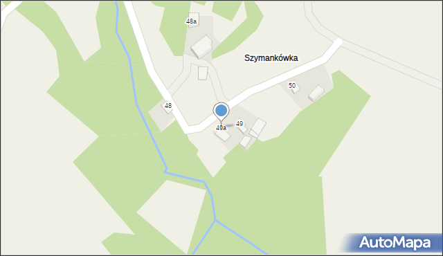 Szkodna, Szkodna, 49a, mapa Szkodna