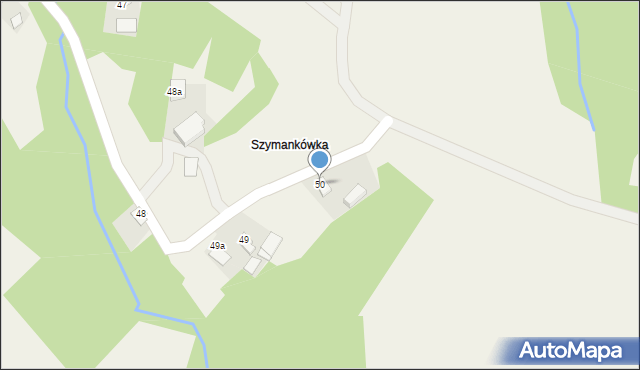 Szkodna, Szkodna, 50, mapa Szkodna