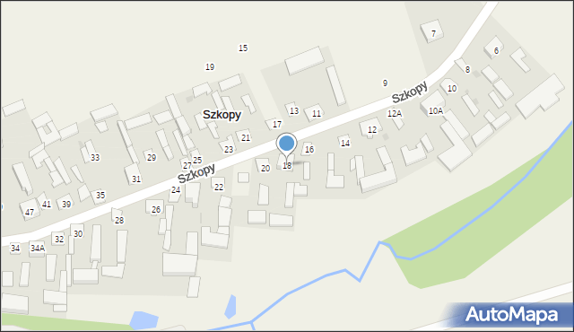 Szkopy, Szkopy, 18, mapa Szkopy