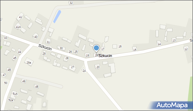 Szkucin, Szkucin, 18, mapa Szkucin