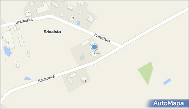 Szkuciska, Szkuciska, 4, mapa Szkuciska