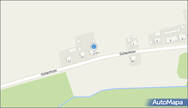 Szlachcin, Szlachcin, 2, mapa Szlachcin