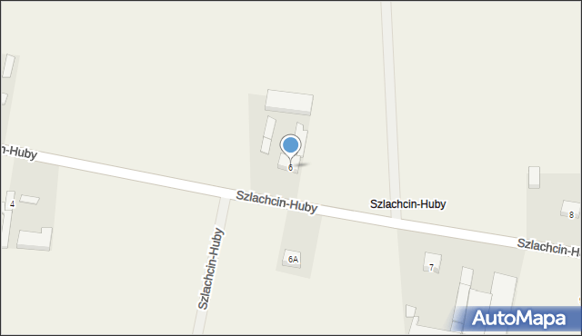 Szlachcin, Szlachcin-Huby, 6, mapa Szlachcin