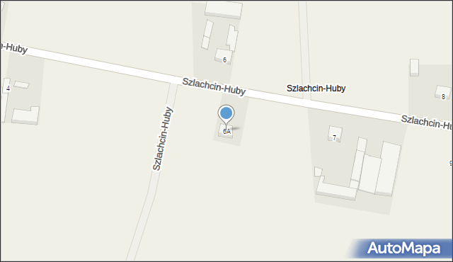 Szlachcin, Szlachcin-Huby, 6A, mapa Szlachcin