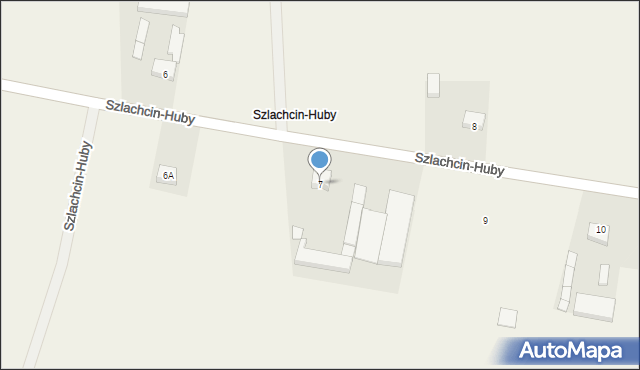 Szlachcin, Szlachcin-Huby, 7, mapa Szlachcin