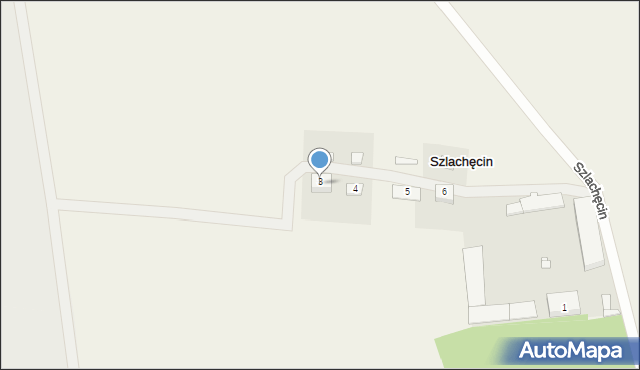 Szlachęcin, Szlachęcin, 3, mapa Szlachęcin