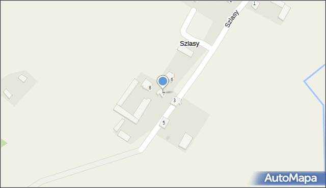 Szlasy, Szlasy, 7, mapa Szlasy