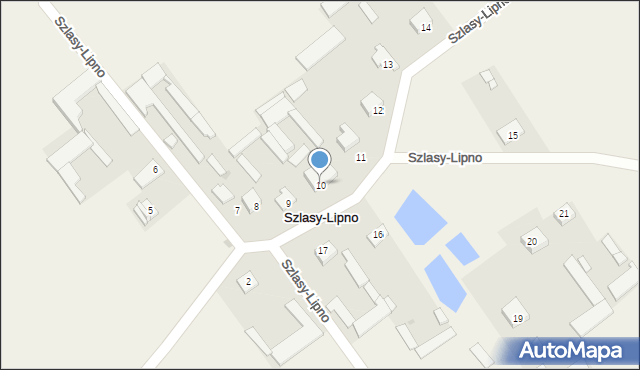 Szlasy-Lipno, Szlasy-Lipno, 10, mapa Szlasy-Lipno