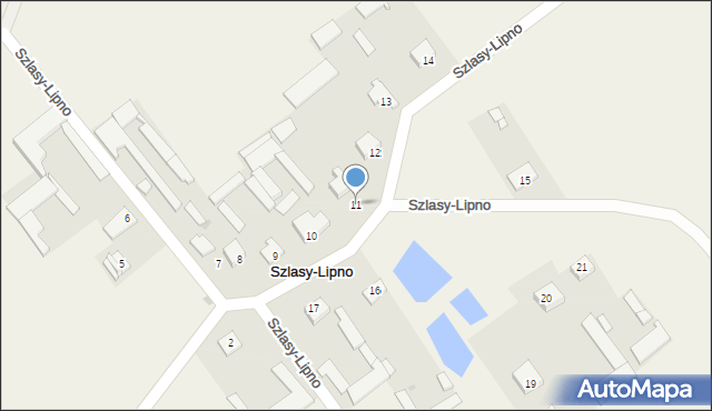 Szlasy-Lipno, Szlasy-Lipno, 11, mapa Szlasy-Lipno