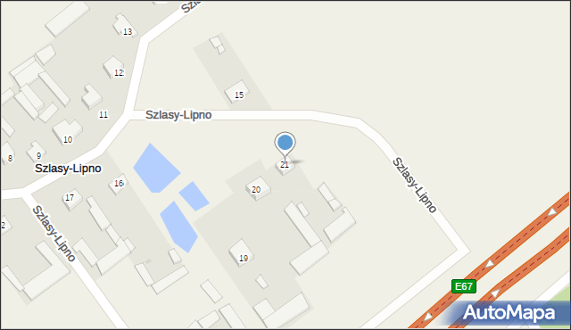 Szlasy-Lipno, Szlasy-Lipno, 21, mapa Szlasy-Lipno