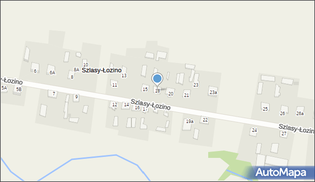 Szlasy-Łozino, Szlasy-Łozino, 18, mapa Szlasy-Łozino