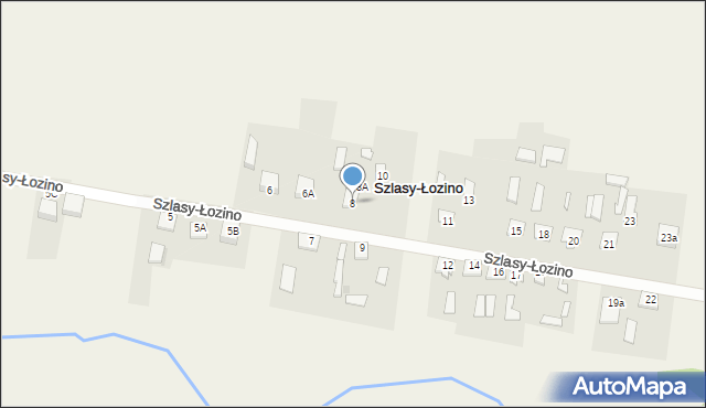 Szlasy-Łozino, Szlasy-Łozino, 8, mapa Szlasy-Łozino