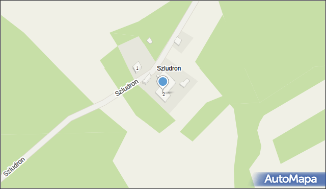 Szludron, Szludron, 2, mapa Szludron