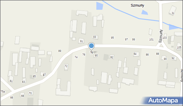 Szmurły, Szmurły, 78, mapa Szmurły