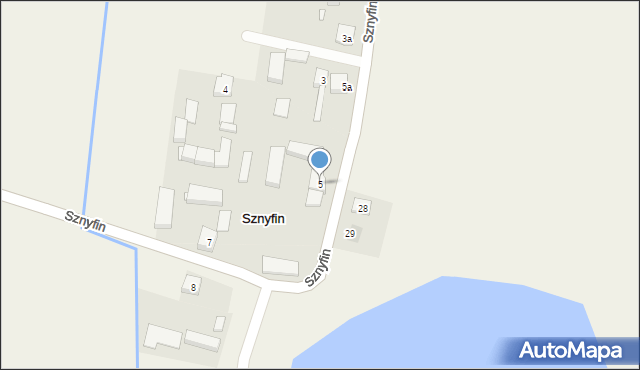 Sznyfin, Sznyfin, 5, mapa Sznyfin