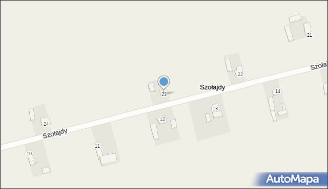 Szołajdy, Szołajdy, 23, mapa Szołajdy