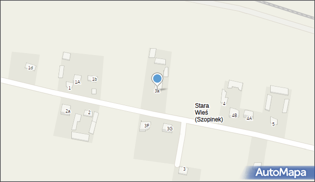 Szopinek, Szopinek, 3a, mapa Szopinek